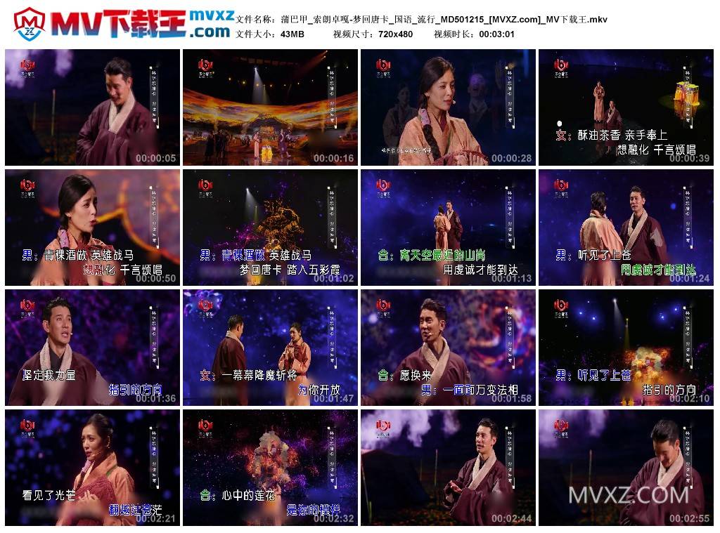 蒲巴甲_索朗卓嘎-梦回唐卡_国语_流行_MD501215